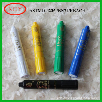 Smooth writing colorful low odor ceramic crayon